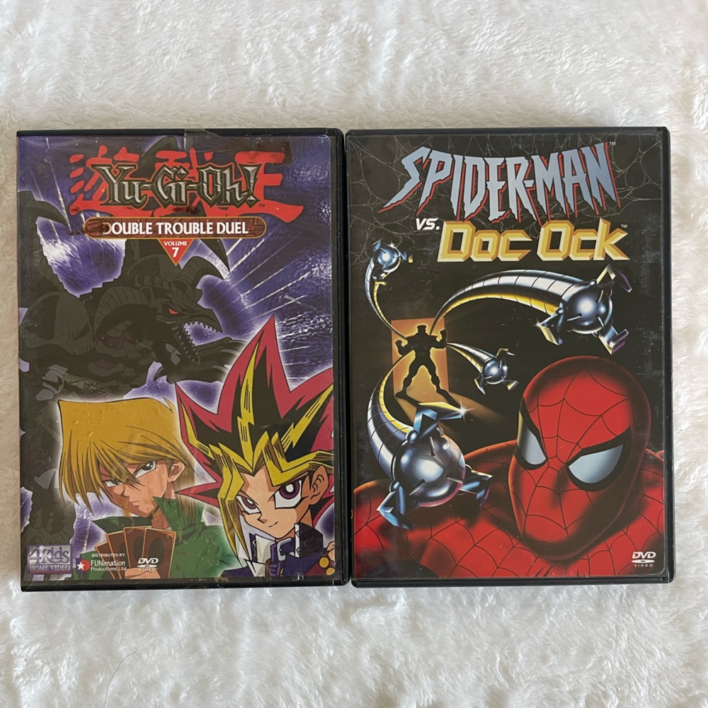 Yu-Gi-Oh and spider-Man versus Doc Ock